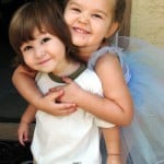 Ballerina Kariss hugging Britton