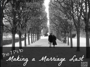 7 “P’s” to Making a Marriage Last