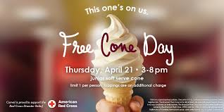 Free Carvel Ice Cream – April 21