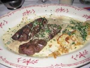 Herb Crusted Sirloin with Fontina Potatoes