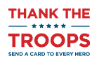 Free Military Thank You card from Shutterfly for our Troops