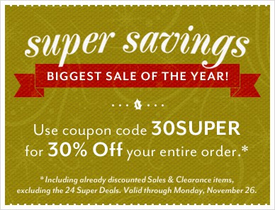 DaySpring Cyber Monday Super Savings 30% off Sale