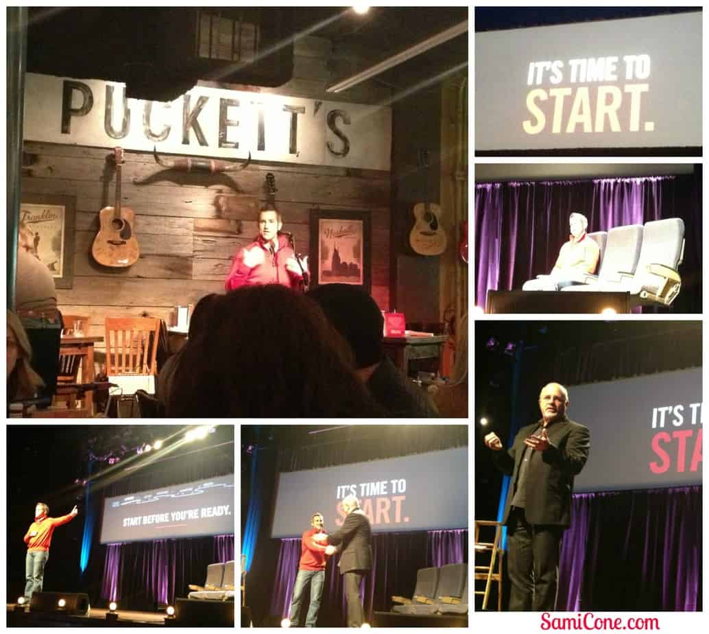 Start Night with Jon Acuff. Start Book by Jon Acuff. Start says Sami.