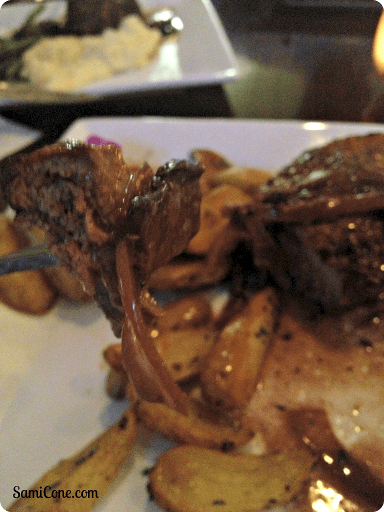 PBG marriott blue fire grill steak dinner restaurant