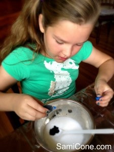 how to make kids goo food coloring