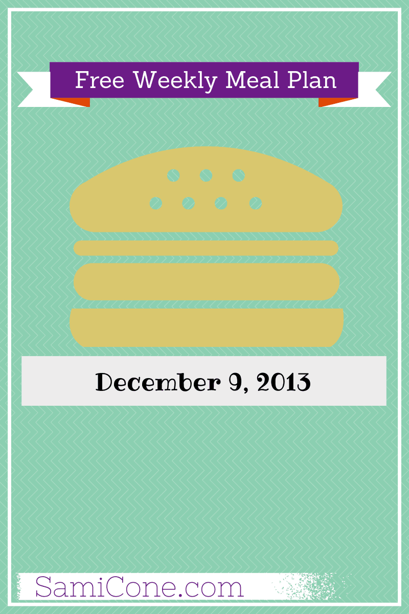 Free Weekly Meal Planner: November 18, 2013