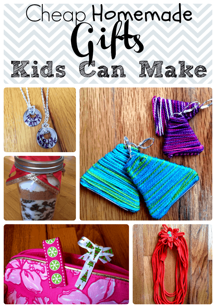 Cheap Homemade Gifts Kids Can Make