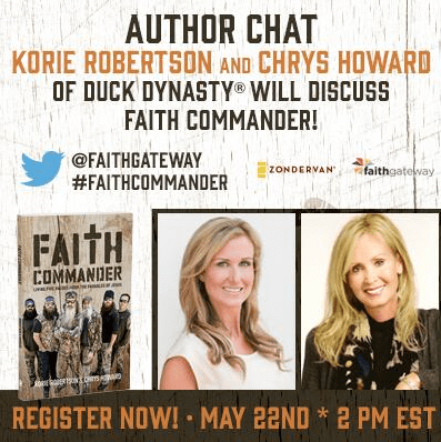 Duck Dynasty Korie Robertson Live Chat FaithGateway