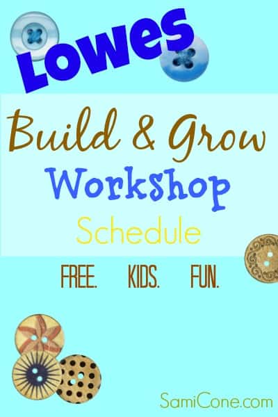 Free Lowes DIY Kids Workshops 2024: Build & Grow