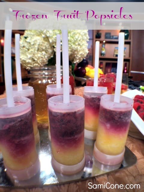 frozen fruit popsicles