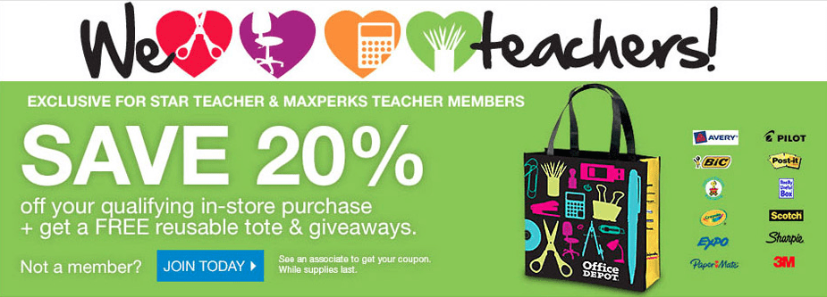 Office Max Teacher Appreciation Days Event
