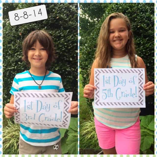 cone kids back to school photo 2014