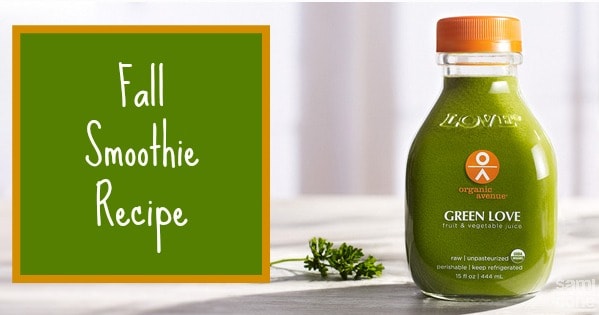 Fall Smoothie Recipe: Organic Avenue