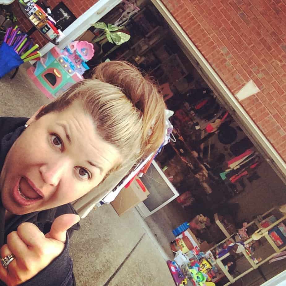 Garage Sale Driveway