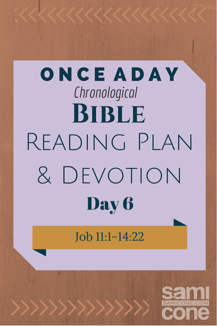 Once A Day Chronological Bible Reading Plan & Devotion: Day 6
