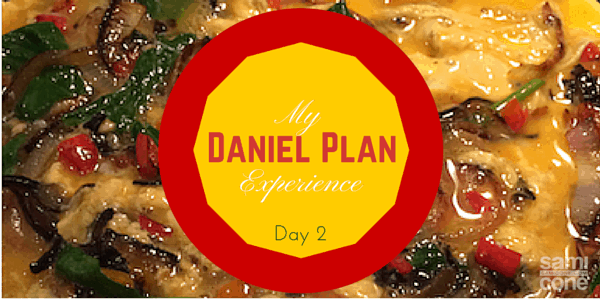 My Daniel Plan Experience: Day 2