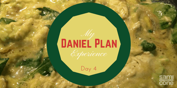My Daniel Plan Experience: Day 4