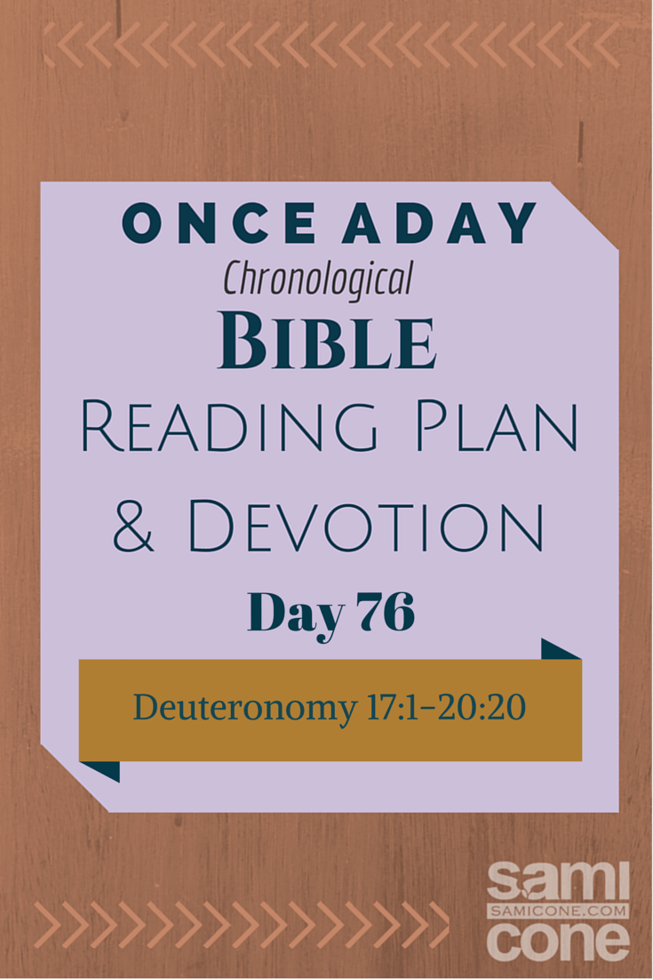 Once A Day Bible Reading Plan & Devotion: Day 76
