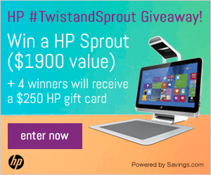 HP #TwistandSprout Giveaway: Win a HP Sprout