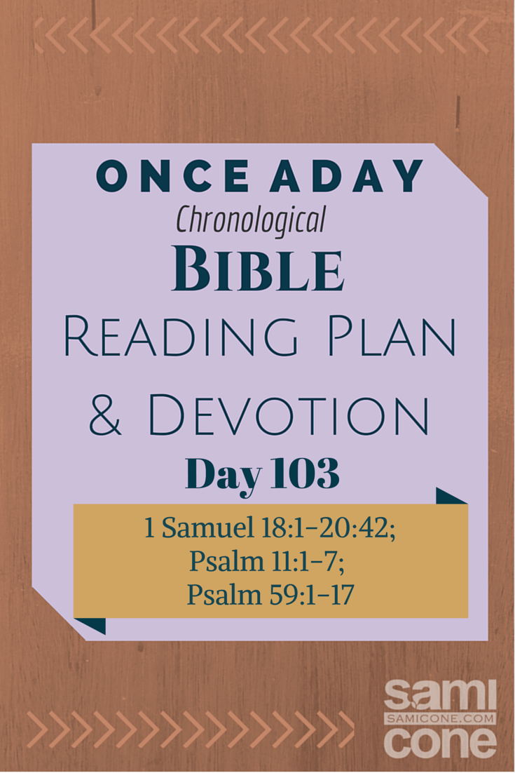 Once A Day Bible Reading Plan & Devotion: Day 103