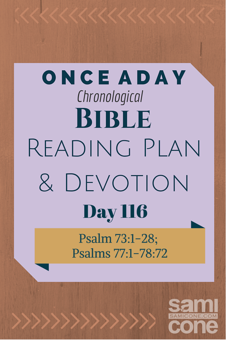 Once A Day Bible Reading Plan & Devotion: Day 116