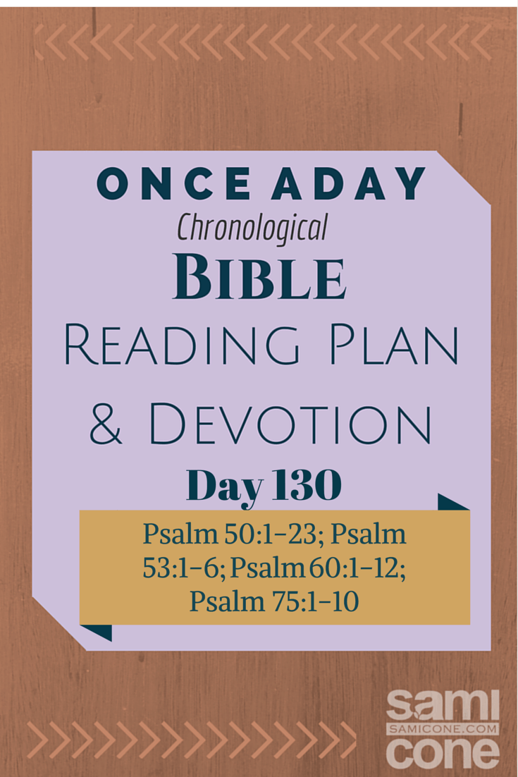 Once A Day Bible Reading Plan & Devotion: Day 130