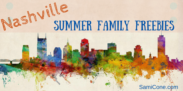 Nashville Summer Family Freebies