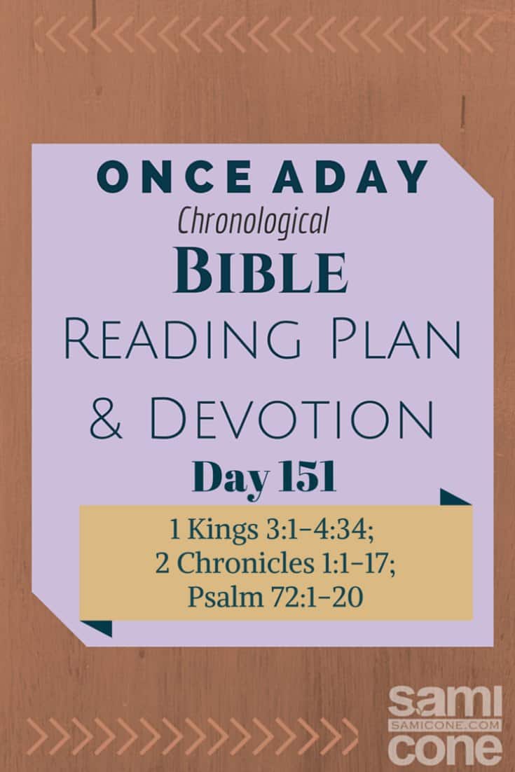 Once A Day Bible Reading Plan & Devotion: Day 151
