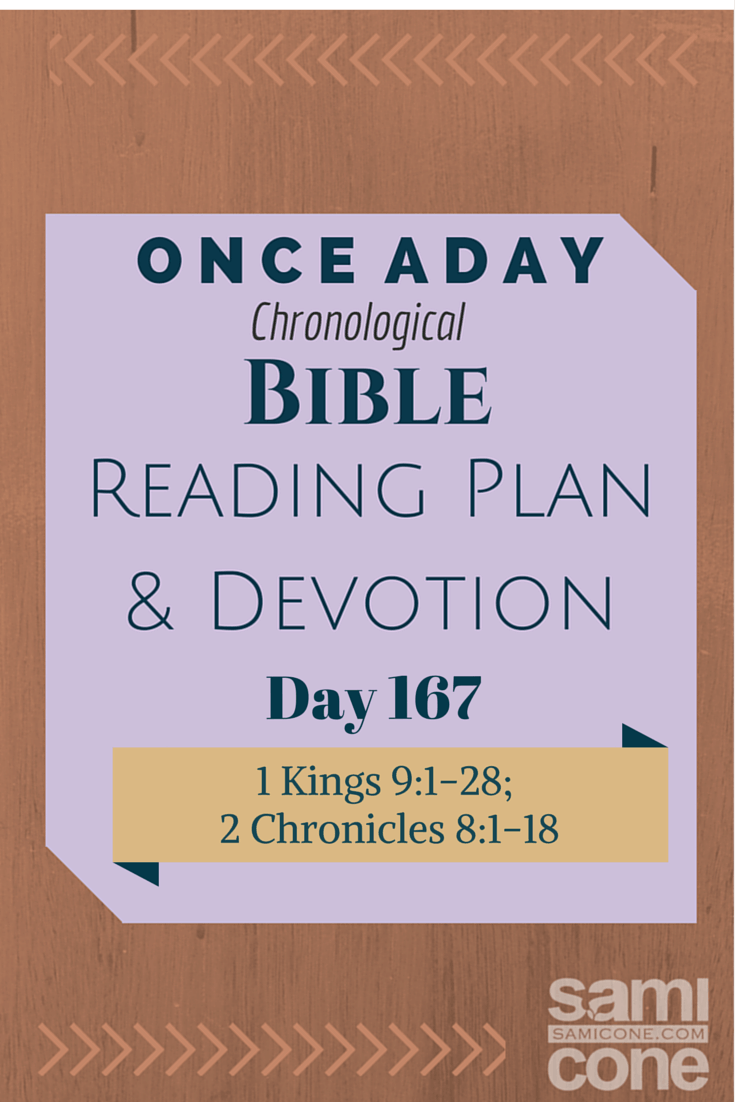 Once A Day Bible Reading Plan & Devotion: Day 167