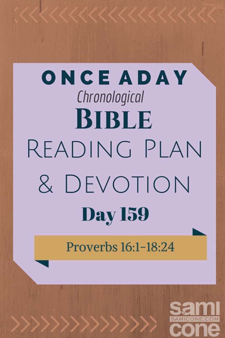 Once A Day Bible Reading Plan & Devotion: Day 159