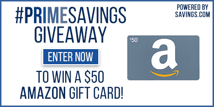Amazon #PrimeSavings Giveaway: $1000 Gift Card Giveaway