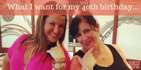 40th birthday gift