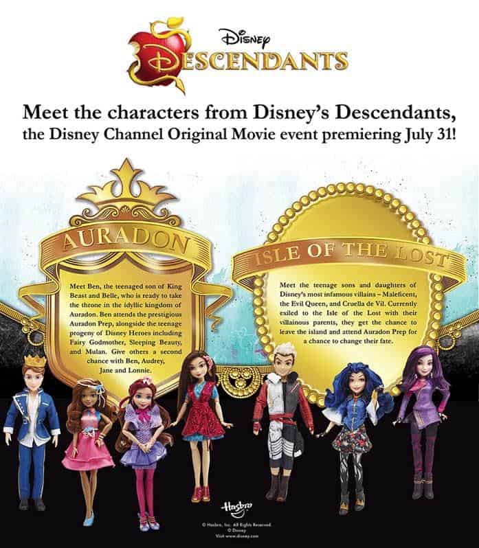 Disney Descendants Dolls Giveaway