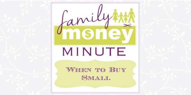 When to Buy Small