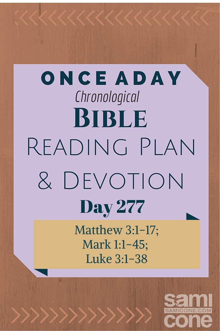 Once A Day Bible Reading Plan & Devotion: Day 277