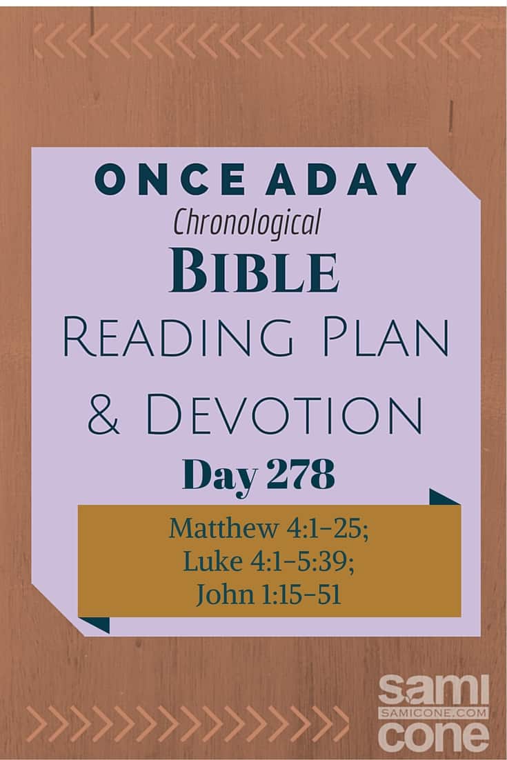 Once A Day Bible Reading Plan & Devotion: Day 278