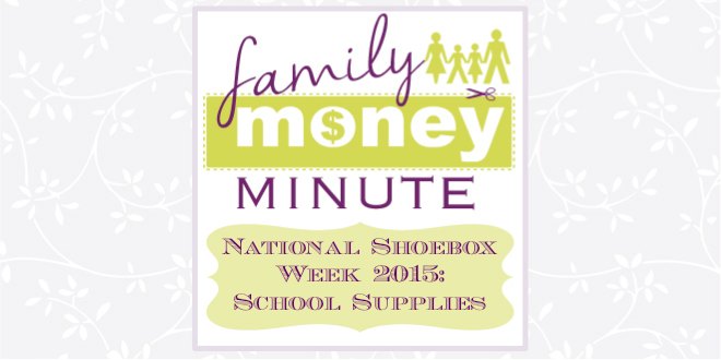 National Shoebox Collection Week 2015 School Supplies