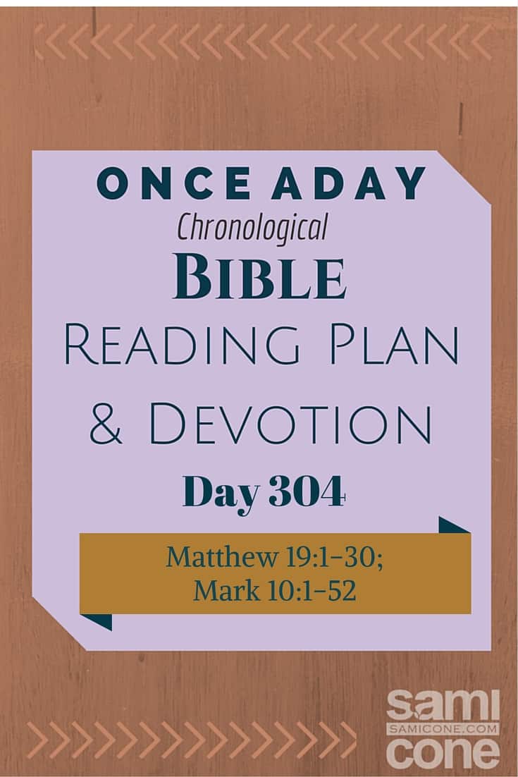 Once A Day Bible Reading Plan & Devotion: Day 304