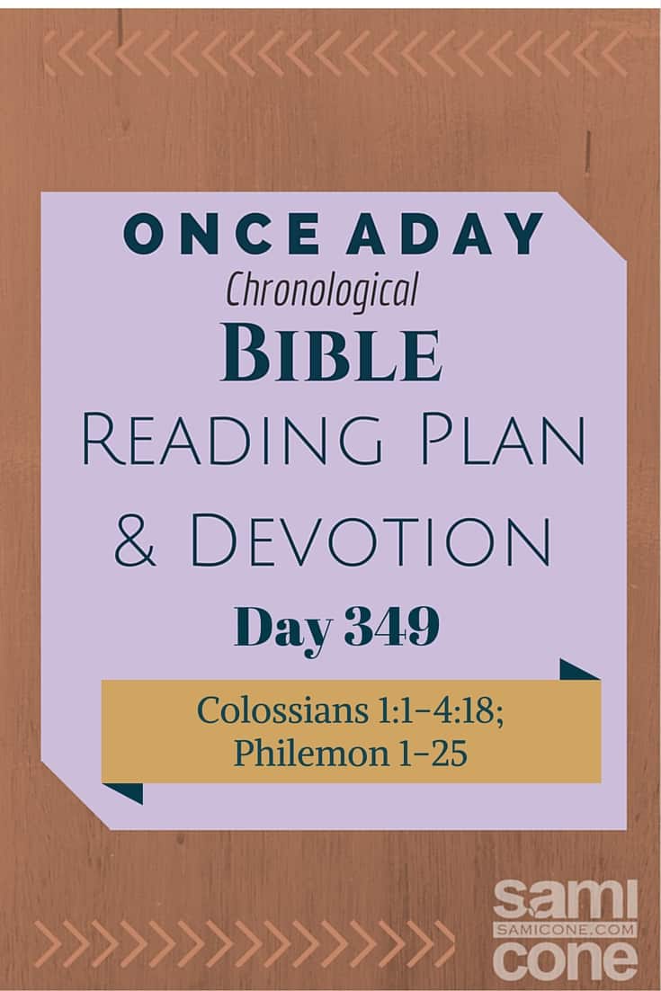 Once A Day Bible Reading Plan & Devotion: Day 349