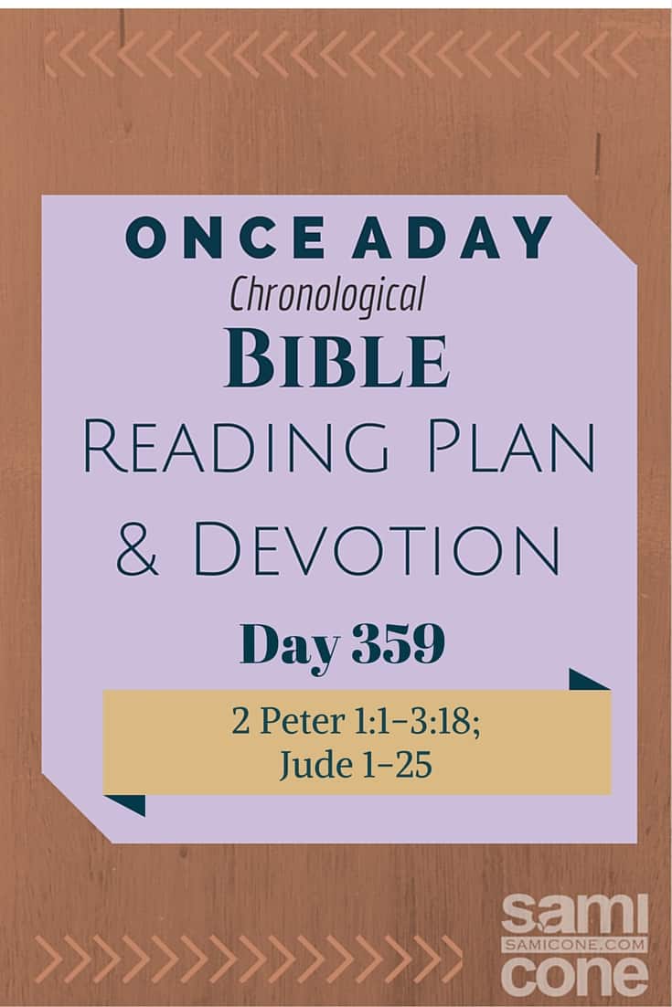 Once A Day Bible Reading Plan & Devotion: Day 359