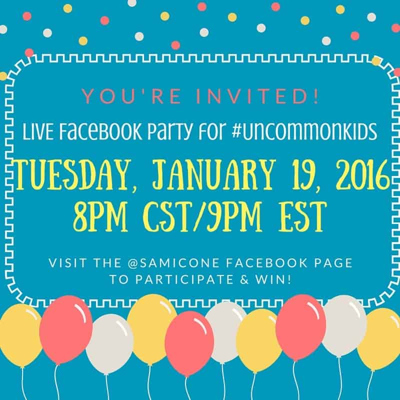 Raising Uncommon Kids Facebook Party: January 19
