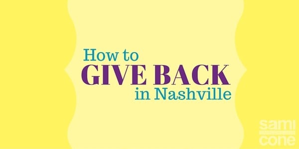 give back nashville volunteer
