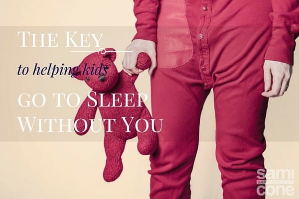 helping kids go to sleep without you