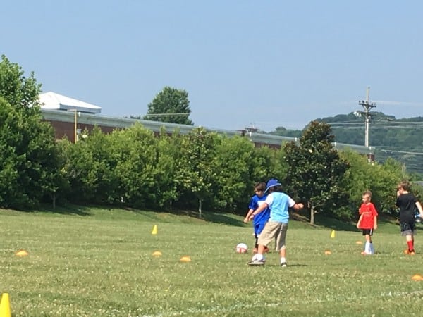 British Soccer Camp Britton run