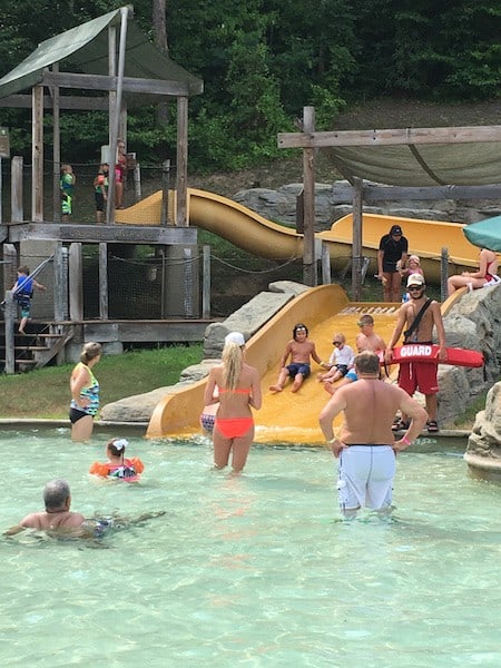 Dollywood's Splash Country retreat kids slide