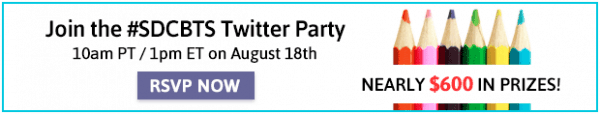 savings twitter party SDCBTS banner
