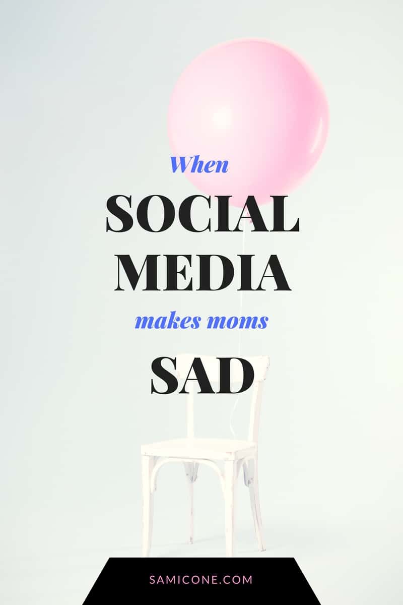 When Social Media Makes Moms Sad…