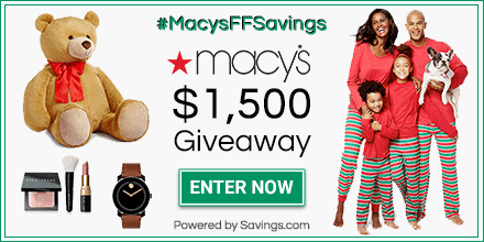 Macys Giveaway: 15 Win a $100 Giftcard! #MACYSFFSAVINGS