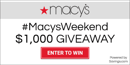 Macys Giveaway: 20 Win a $50 Giftcard! #MACYSWEEKEND GIVEAWAY