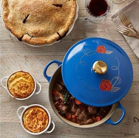 Disney’s Beauty and the Beast Le Creuset Soup Pot from Williams Sonoma
